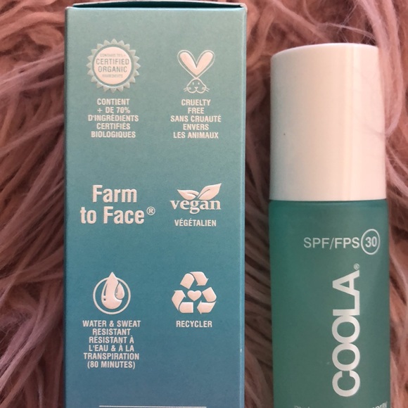 NEW COOLA Make-up Setting Spray_ SPF30 70% Sunscreen Organic Full Size - Picture 5 of 10